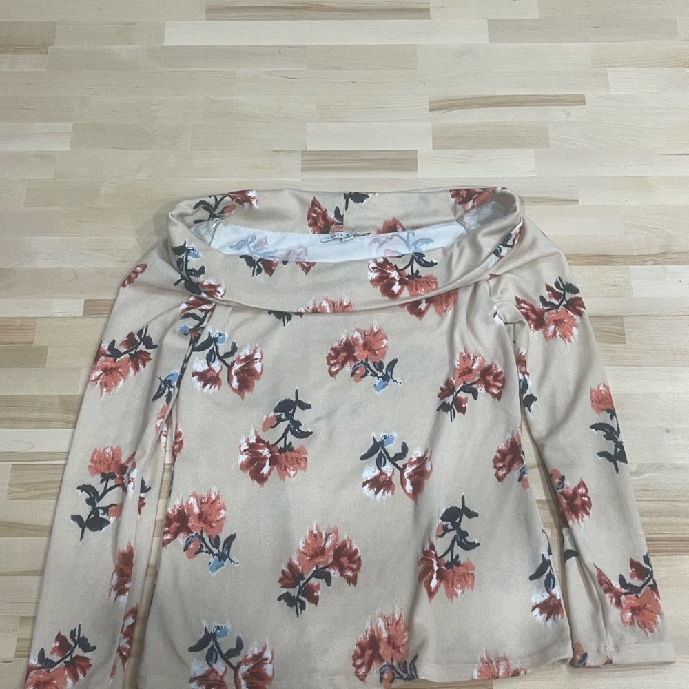 Haute Monde Floral Off-Shoulder Top